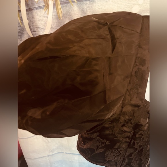 🖤Puff Short Sleeve Organza Cropped Blouse - Future Collective™ Womens Size 14🖤 - Picture 7 of 15